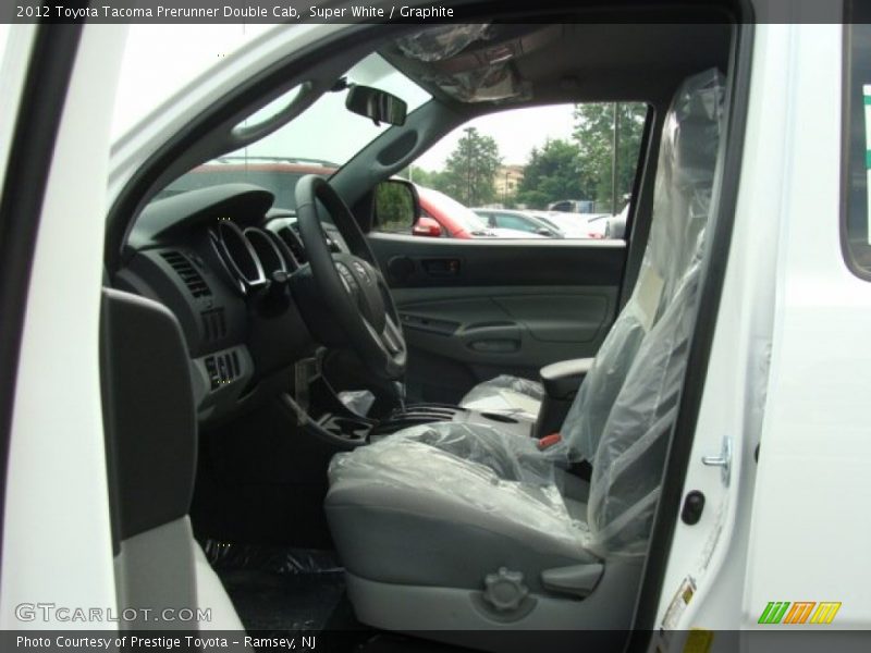 Super White / Graphite 2012 Toyota Tacoma Prerunner Double Cab