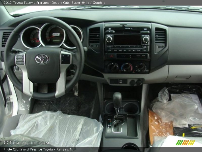 Super White / Graphite 2012 Toyota Tacoma Prerunner Double Cab