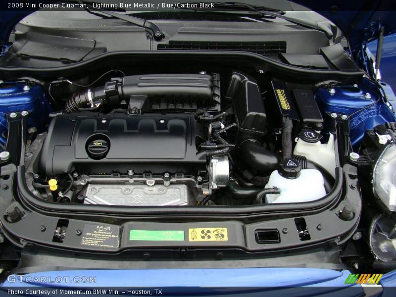 Lightning Blue Metallic / Blue/Carbon Black 2008 Mini Cooper Clubman