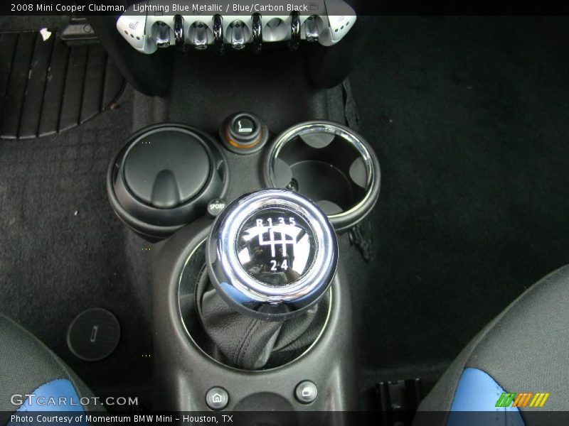 Lightning Blue Metallic / Blue/Carbon Black 2008 Mini Cooper Clubman