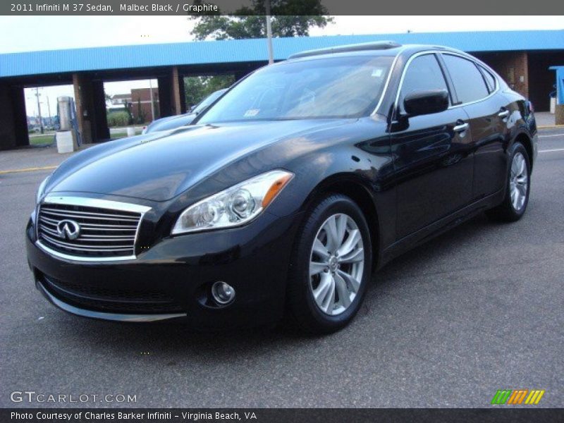 Malbec Black / Graphite 2011 Infiniti M 37 Sedan