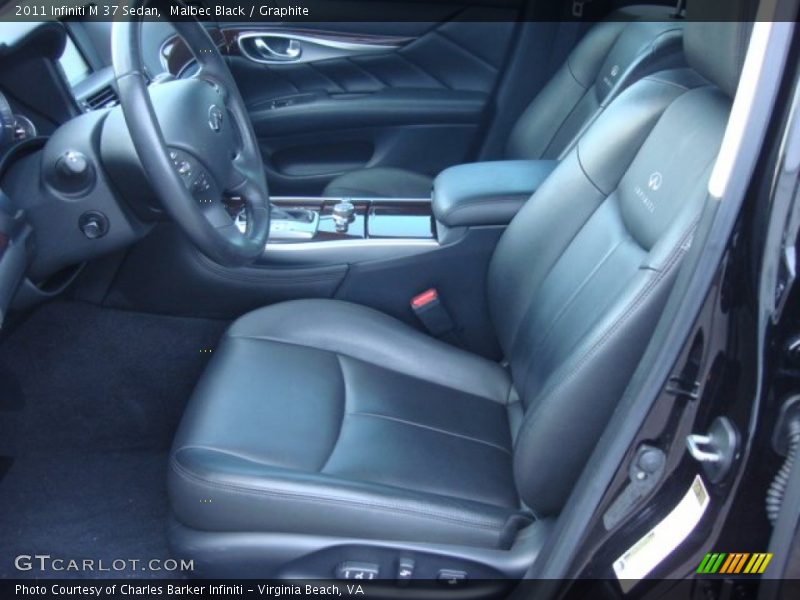  2011 M 37 Sedan Graphite Interior