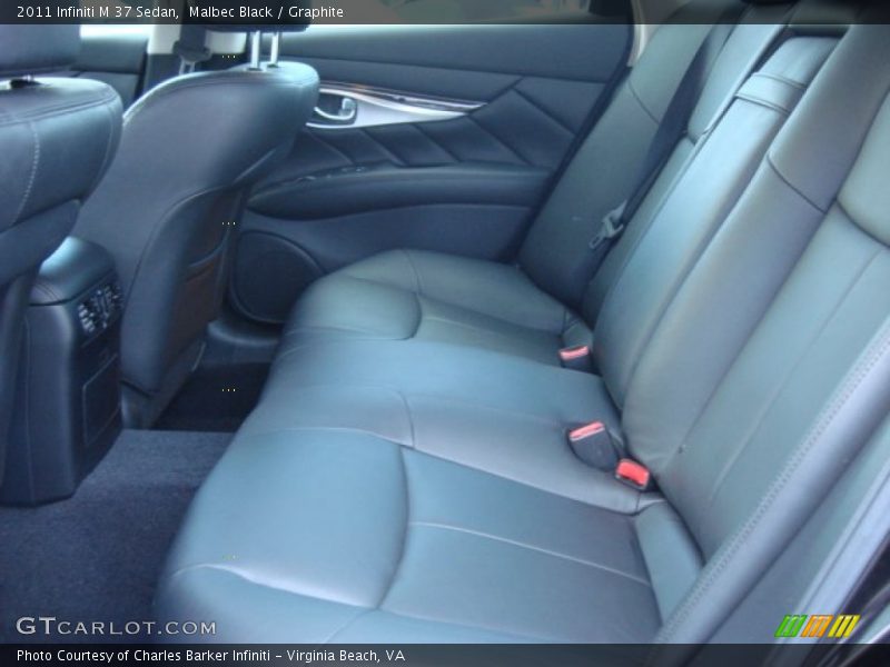 Rear Seat of 2011 M 37 Sedan