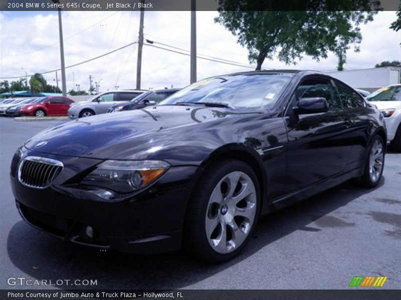 Jet Black / Black 2004 BMW 6 Series 645i Coupe