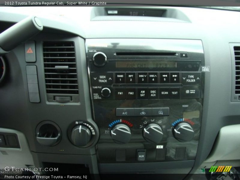 Super White / Graphite 2012 Toyota Tundra Regular Cab