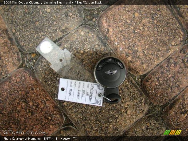 Lightning Blue Metallic / Blue/Carbon Black 2008 Mini Cooper Clubman
