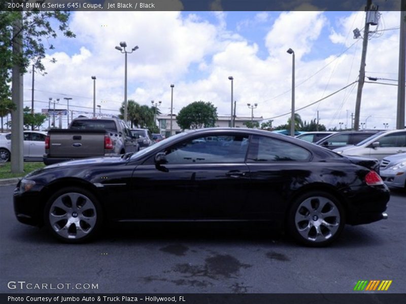 Jet Black / Black 2004 BMW 6 Series 645i Coupe