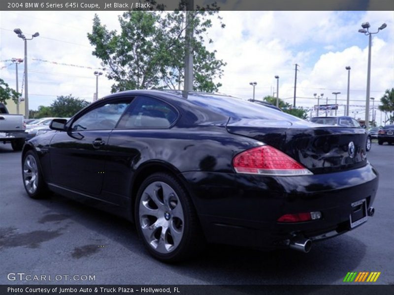 Jet Black / Black 2004 BMW 6 Series 645i Coupe