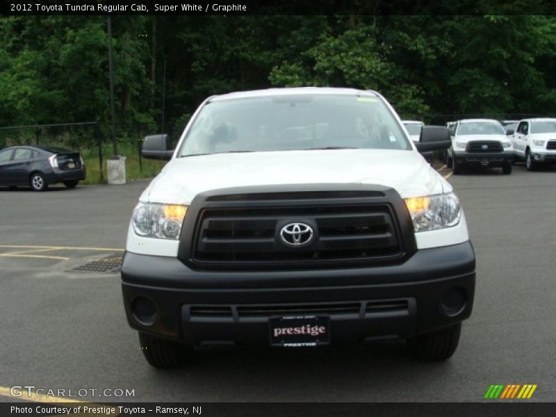 Super White / Graphite 2012 Toyota Tundra Regular Cab