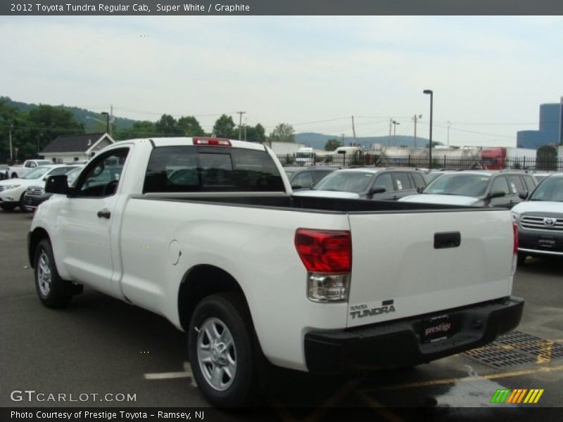 Super White / Graphite 2012 Toyota Tundra Regular Cab