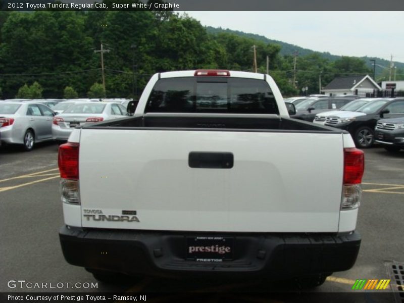 Super White / Graphite 2012 Toyota Tundra Regular Cab