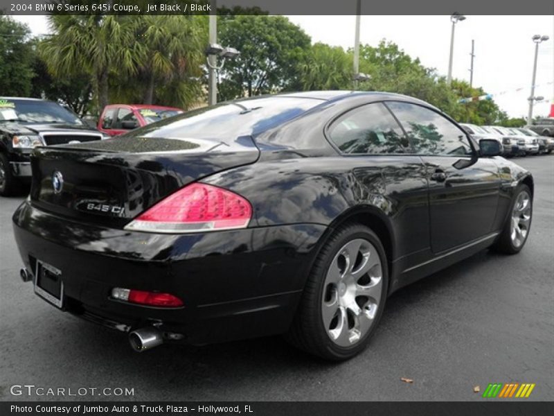 Jet Black / Black 2004 BMW 6 Series 645i Coupe
