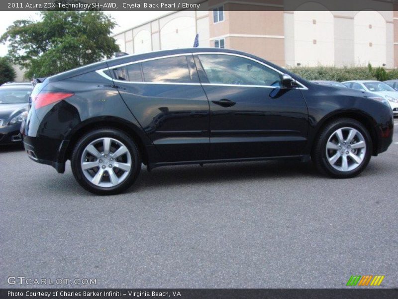Crystal Black Pearl / Ebony 2011 Acura ZDX Technology SH-AWD