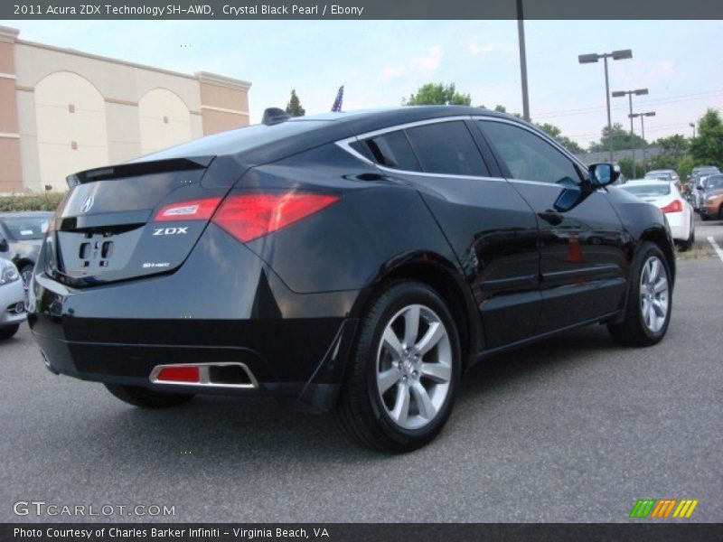 Crystal Black Pearl / Ebony 2011 Acura ZDX Technology SH-AWD
