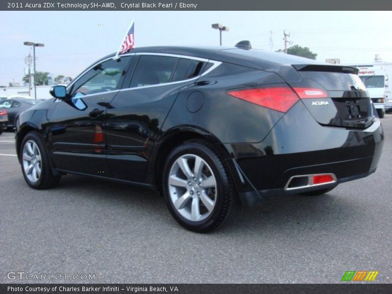 Crystal Black Pearl / Ebony 2011 Acura ZDX Technology SH-AWD
