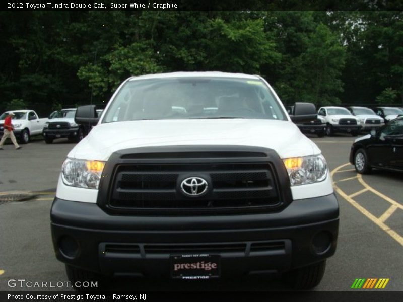 Super White / Graphite 2012 Toyota Tundra Double Cab