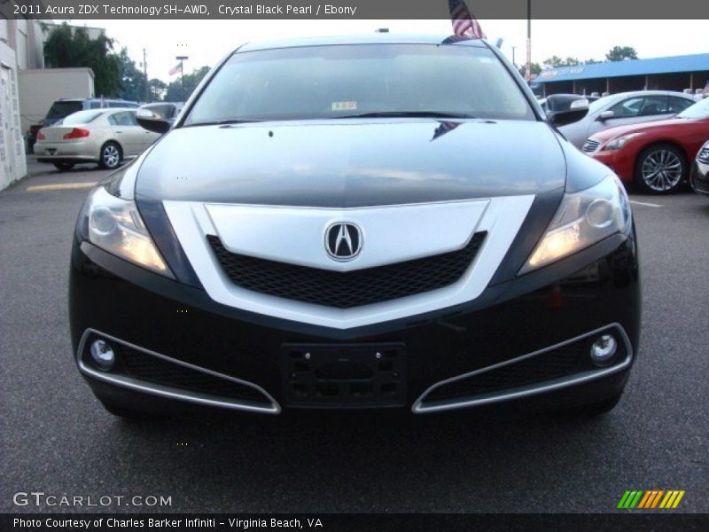 Crystal Black Pearl / Ebony 2011 Acura ZDX Technology SH-AWD