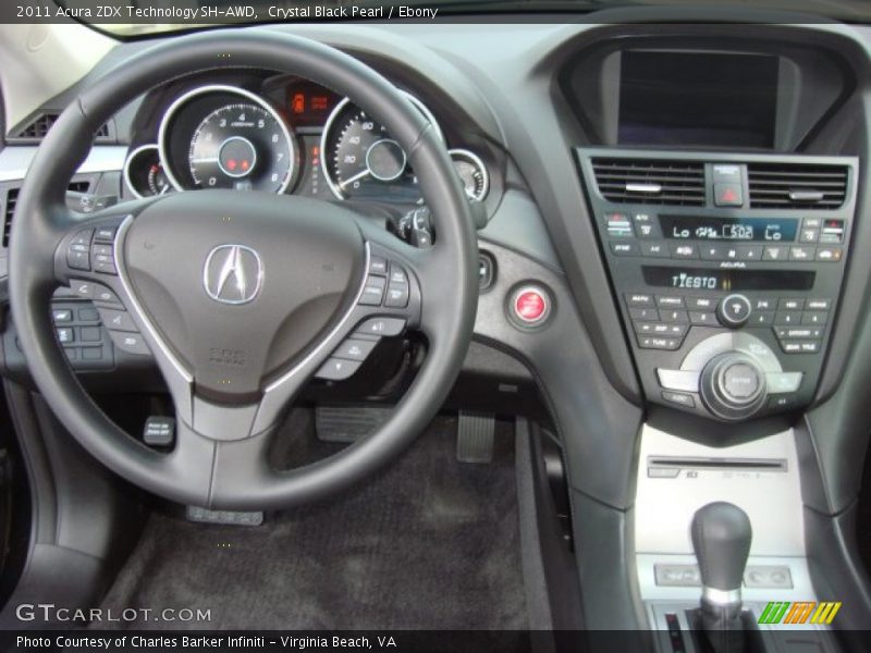 Dashboard of 2011 ZDX Technology SH-AWD