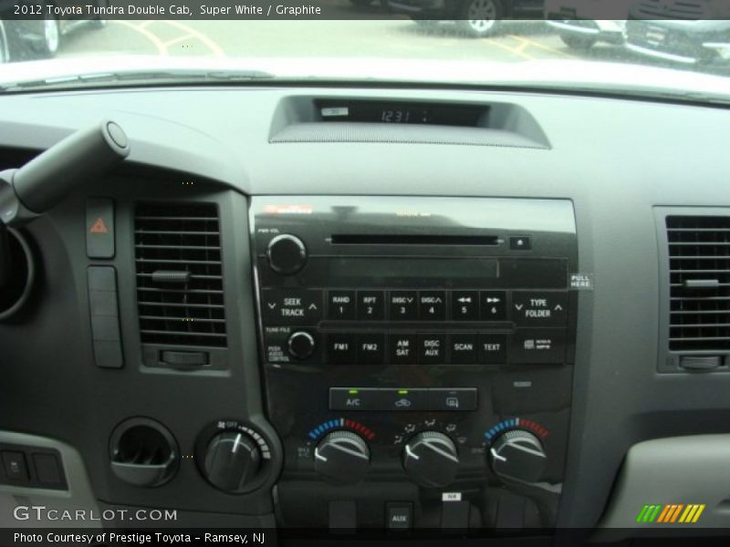 Super White / Graphite 2012 Toyota Tundra Double Cab