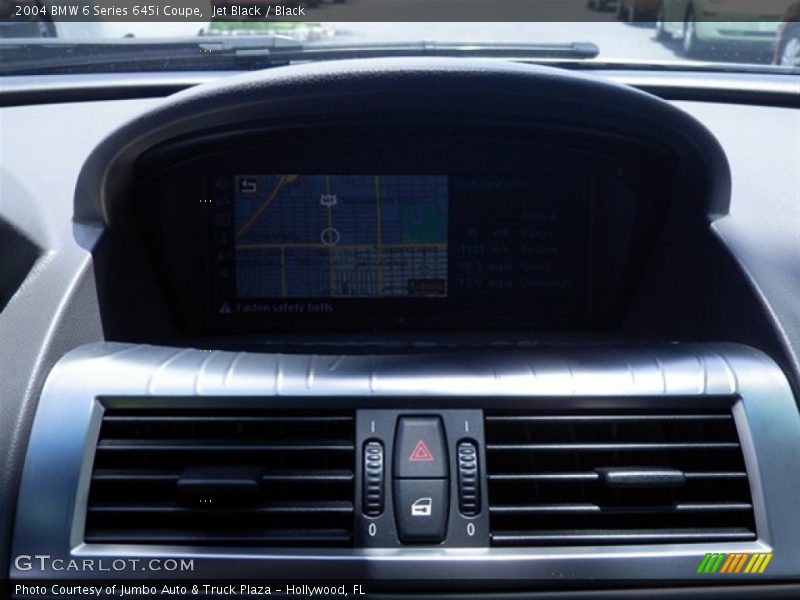 Jet Black / Black 2004 BMW 6 Series 645i Coupe