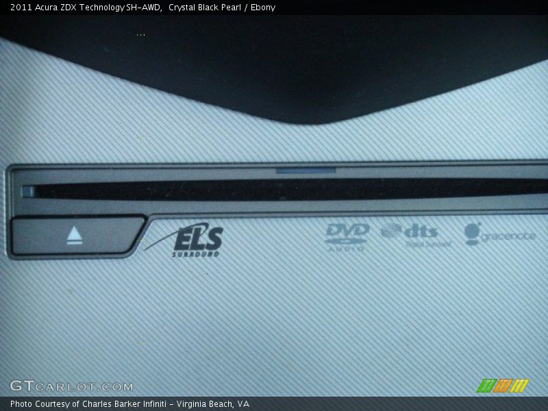 Crystal Black Pearl / Ebony 2011 Acura ZDX Technology SH-AWD