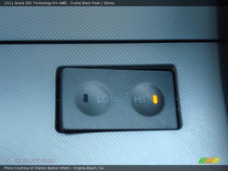 Crystal Black Pearl / Ebony 2011 Acura ZDX Technology SH-AWD