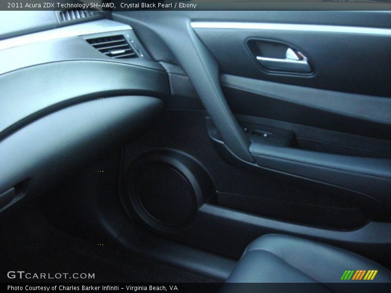 Crystal Black Pearl / Ebony 2011 Acura ZDX Technology SH-AWD