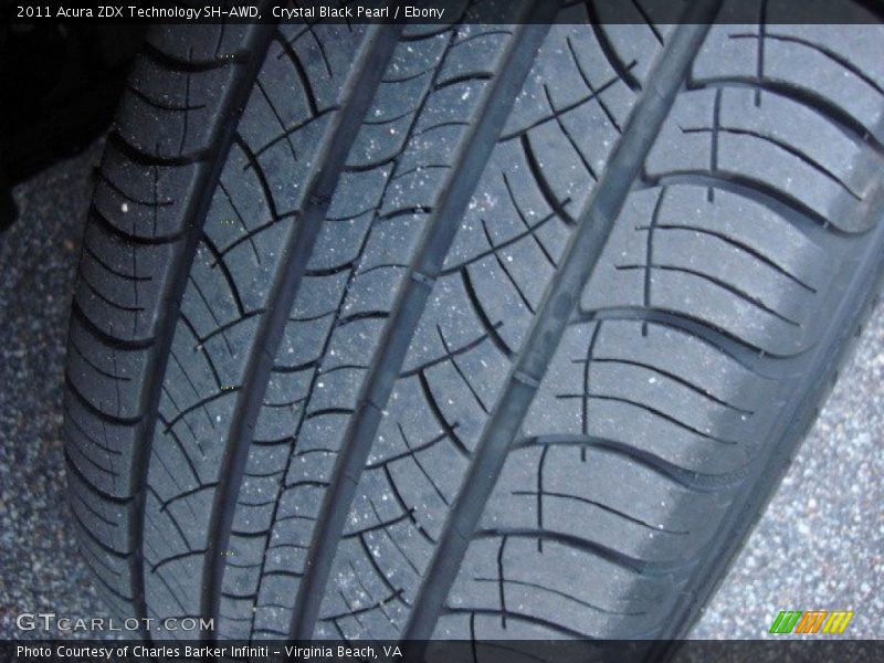 Crystal Black Pearl / Ebony 2011 Acura ZDX Technology SH-AWD