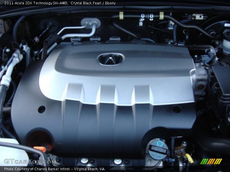 Crystal Black Pearl / Ebony 2011 Acura ZDX Technology SH-AWD