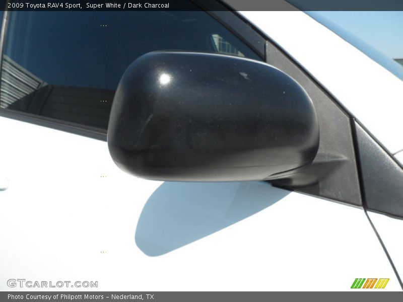 Super White / Dark Charcoal 2009 Toyota RAV4 Sport