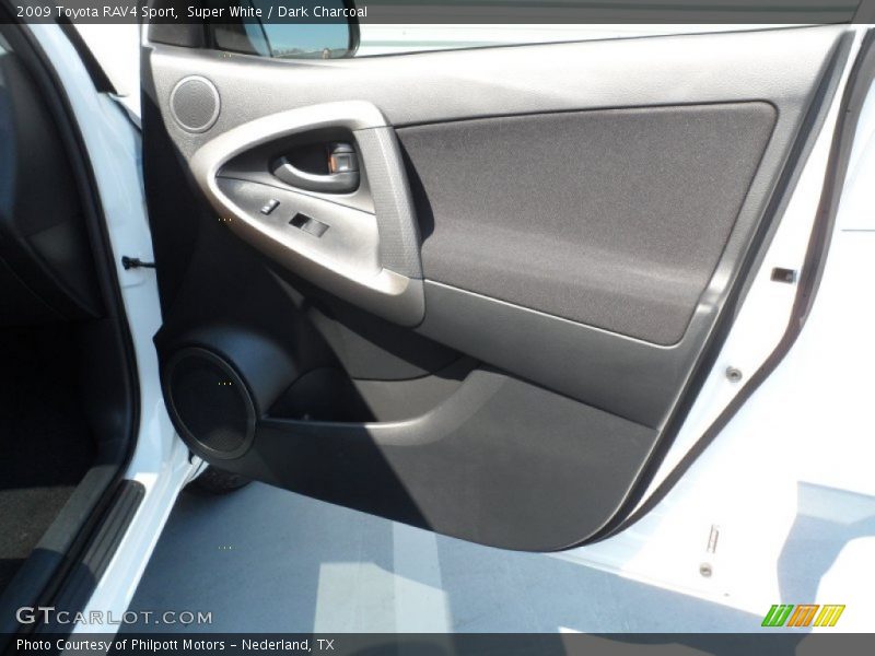 Super White / Dark Charcoal 2009 Toyota RAV4 Sport
