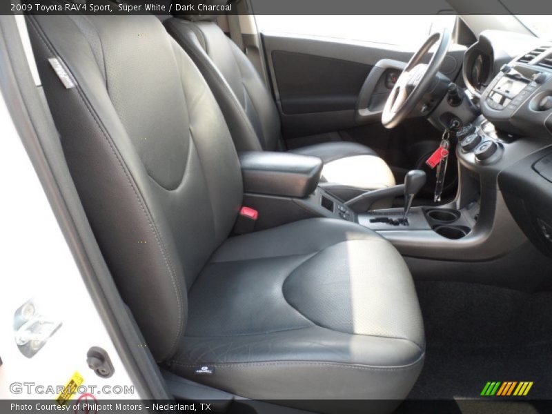 Super White / Dark Charcoal 2009 Toyota RAV4 Sport