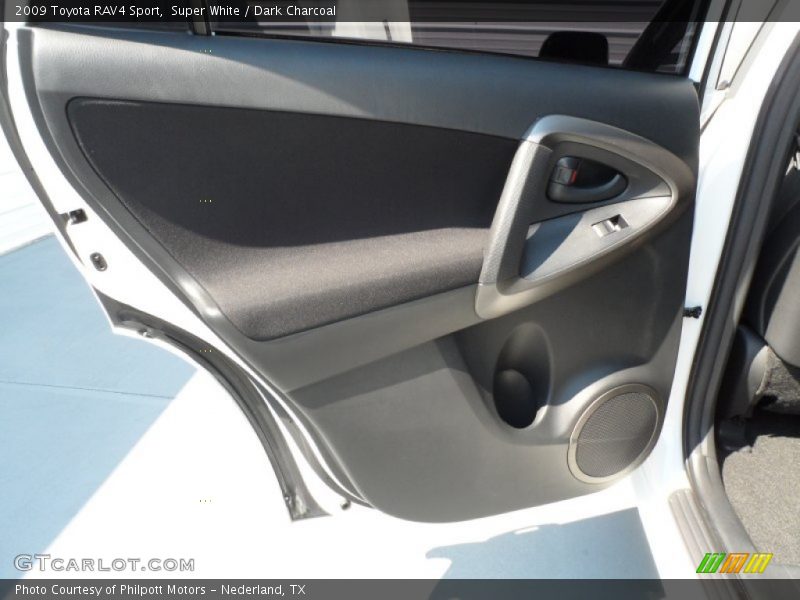 Super White / Dark Charcoal 2009 Toyota RAV4 Sport