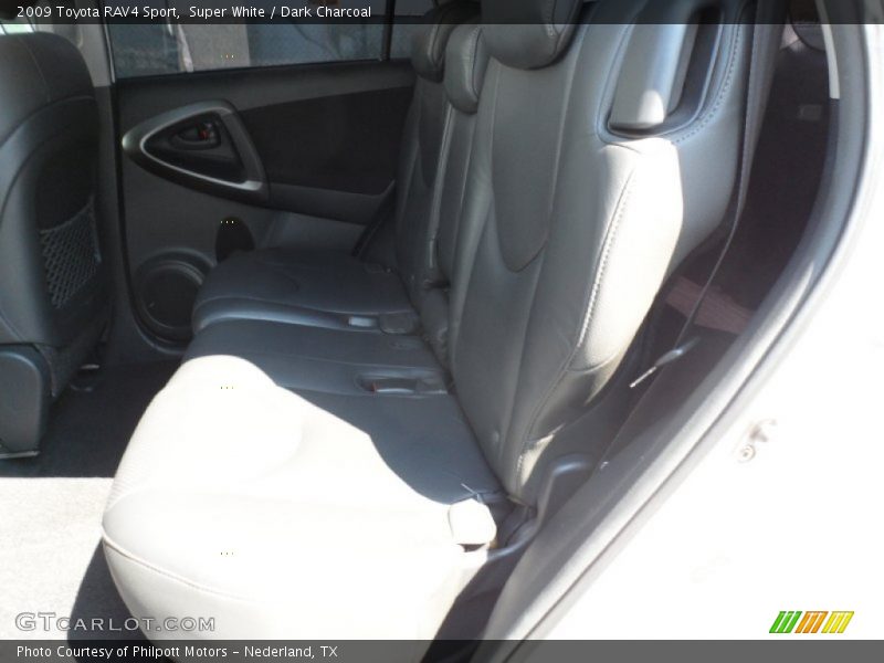 Super White / Dark Charcoal 2009 Toyota RAV4 Sport