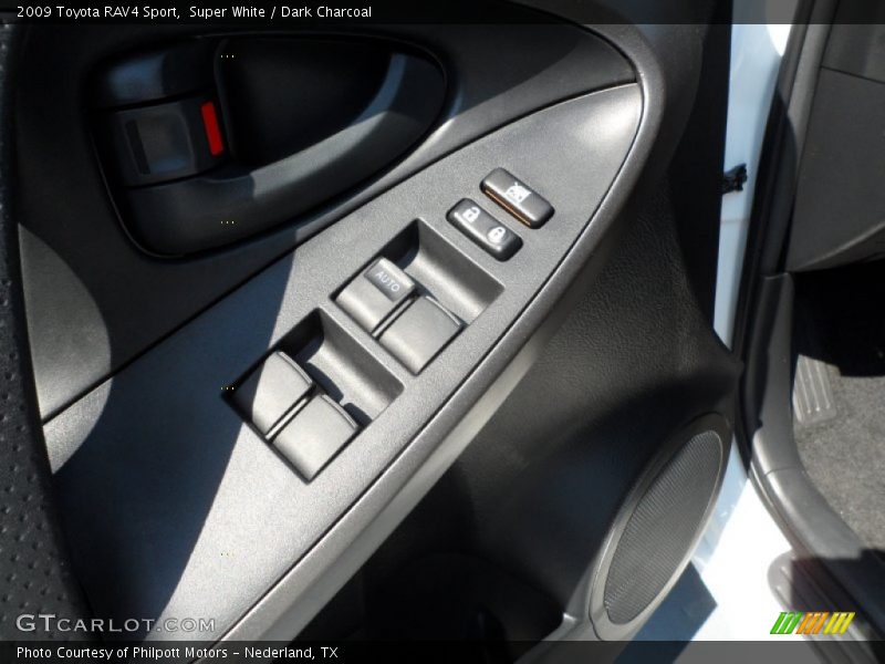 Super White / Dark Charcoal 2009 Toyota RAV4 Sport