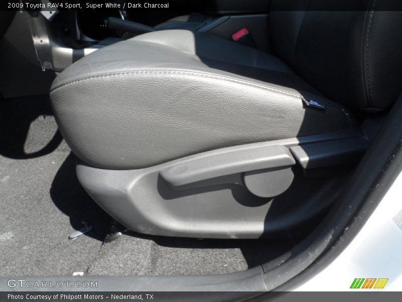 Super White / Dark Charcoal 2009 Toyota RAV4 Sport