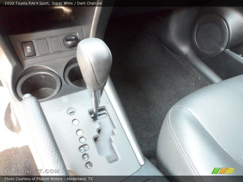 Super White / Dark Charcoal 2009 Toyota RAV4 Sport
