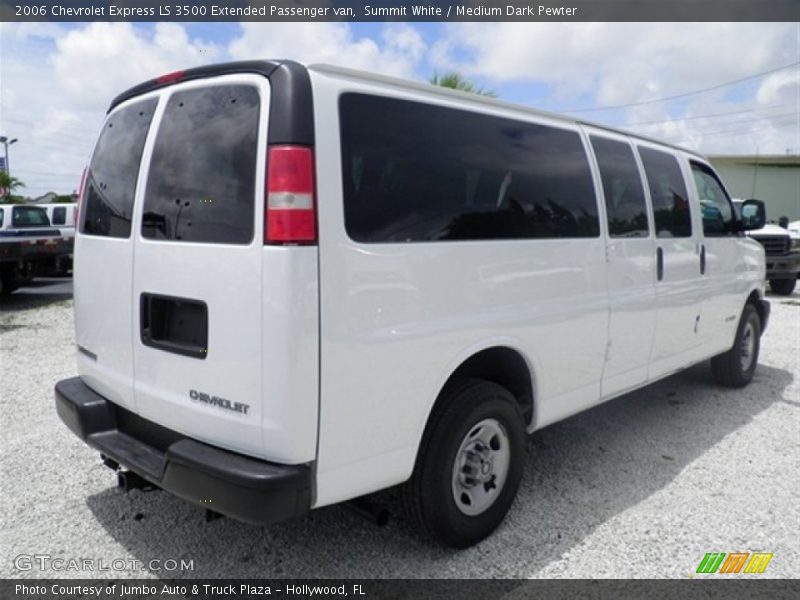 Summit White / Medium Dark Pewter 2006 Chevrolet Express LS 3500 Extended Passenger van