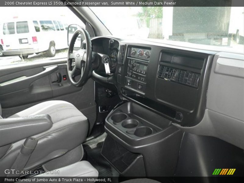 Summit White / Medium Dark Pewter 2006 Chevrolet Express LS 3500 Extended Passenger van