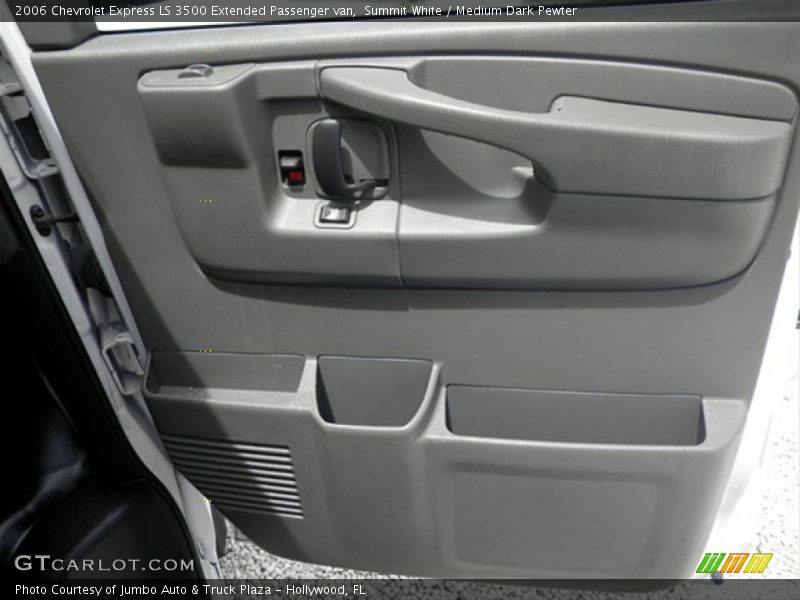Summit White / Medium Dark Pewter 2006 Chevrolet Express LS 3500 Extended Passenger van