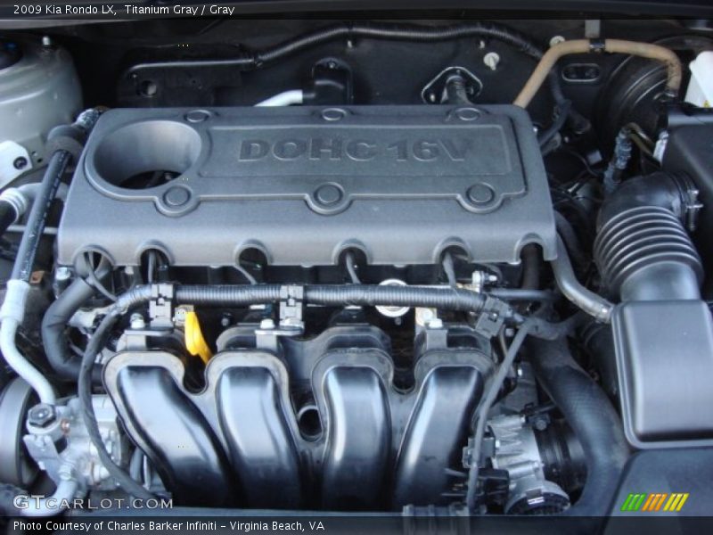  2009 Rondo LX Engine - 2.4 Liter DOHC 16-Valve 4 Cylinder