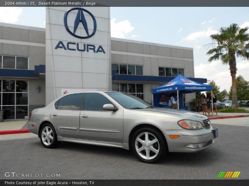 Desert Platinum Metallic / Beige 2004 Infiniti I 35