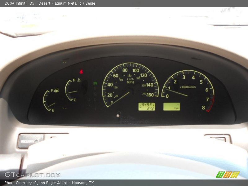 Desert Platinum Metallic / Beige 2004 Infiniti I 35