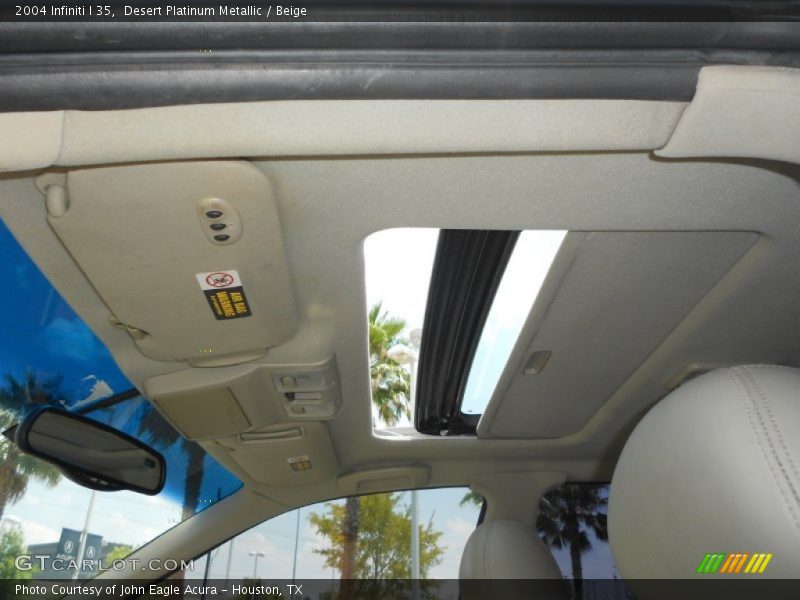 Desert Platinum Metallic / Beige 2004 Infiniti I 35