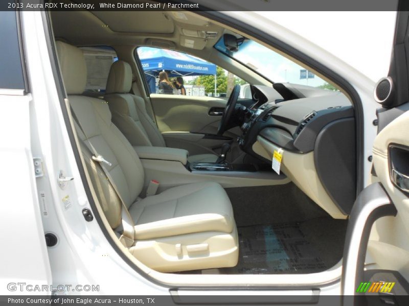 White Diamond Pearl / Parchment 2013 Acura RDX Technology