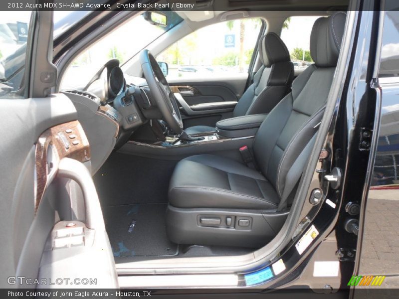  2012 MDX SH-AWD Advance Ebony Interior