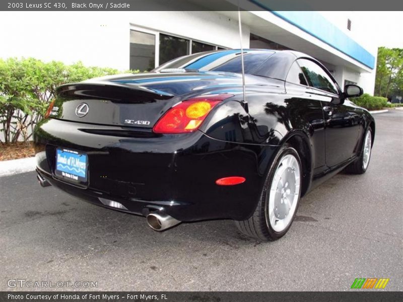 Black Onyx / Saddle 2003 Lexus SC 430