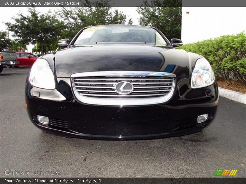Black Onyx / Saddle 2003 Lexus SC 430