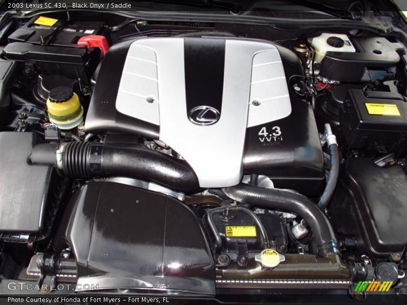 2003 SC 430 Engine - 4.3 Liter DOHC 32 Valve VVT-i V8