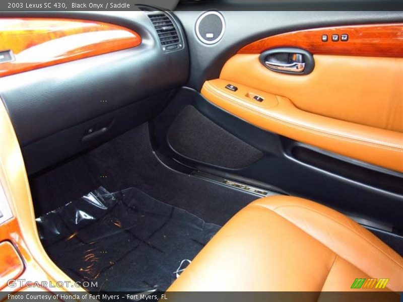 Black Onyx / Saddle 2003 Lexus SC 430